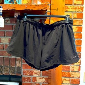 Black Nike shorts XL with spandex liner